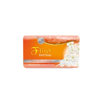 F'LIVEL Bath Soap – Jasmine Extract, Gentle Cleansing & Refreshing 95 Gram & 125 Gram