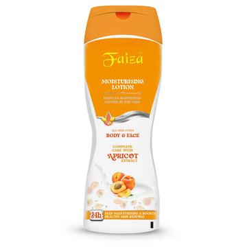 Faiza Moisturizing Lotion 100ml & 200ml Apricot – Nourishing & Radiant Skin