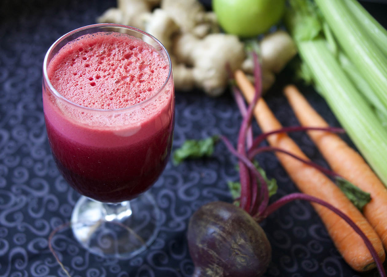 beetroot and carrot detox drinks