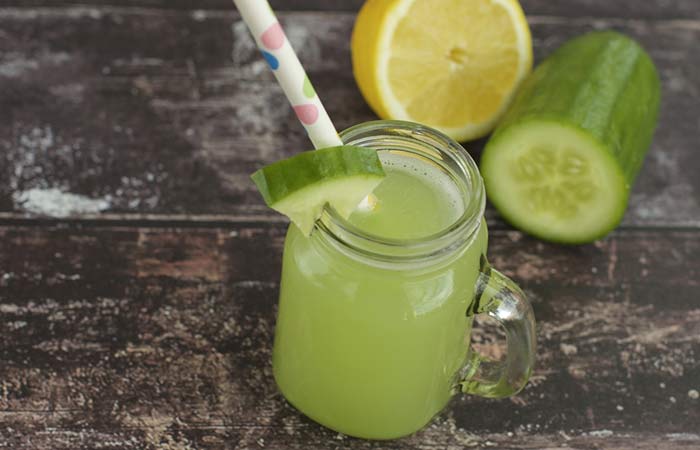 cucumber and lemon juice