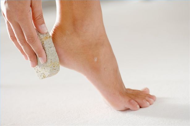 exfoliation for softer feet