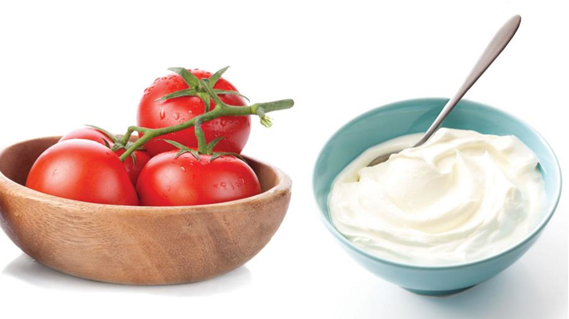 tomato and yogurt