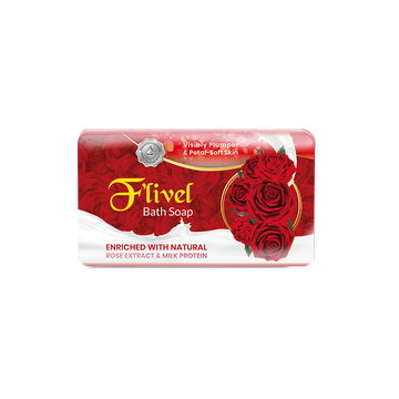 F'LIVEL Bath Soap – Rose Extract – 95 Grams & 125 Grams | Gentle Cleansing & Nourishing Skincare