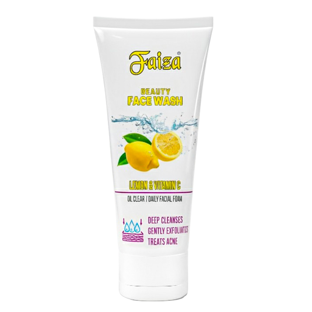 Faiza Lemon & Vitamin C Facewash – Brightening Cleanser