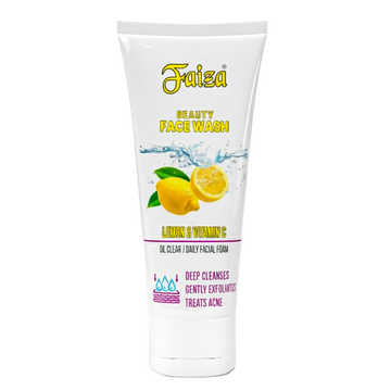 Faiza Lemon & Vitamin C Facewash – Brightening Cleanser