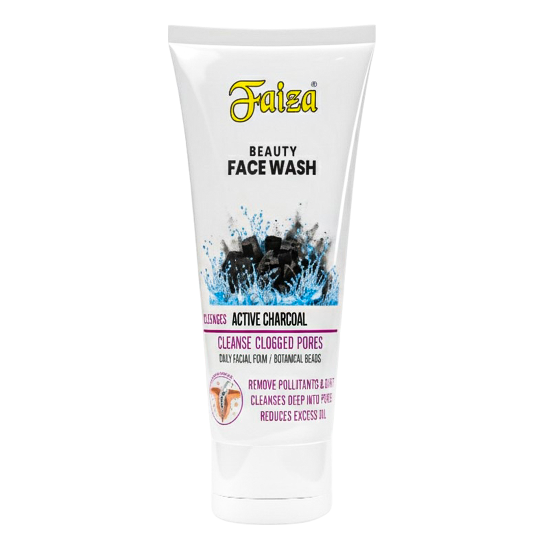 Faiza Charcoal Facewash – Deep Cleansing & Oil Control