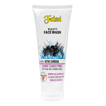 Faiza Charcoal Facewash – Deep Cleansing & Oil Control