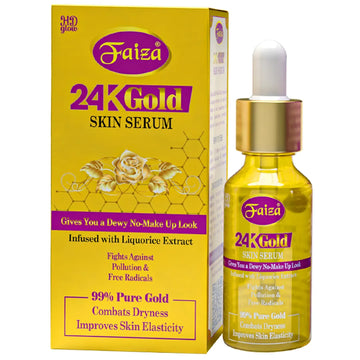 Faiza 24K Gold Skin Serum – Radiance & Glow