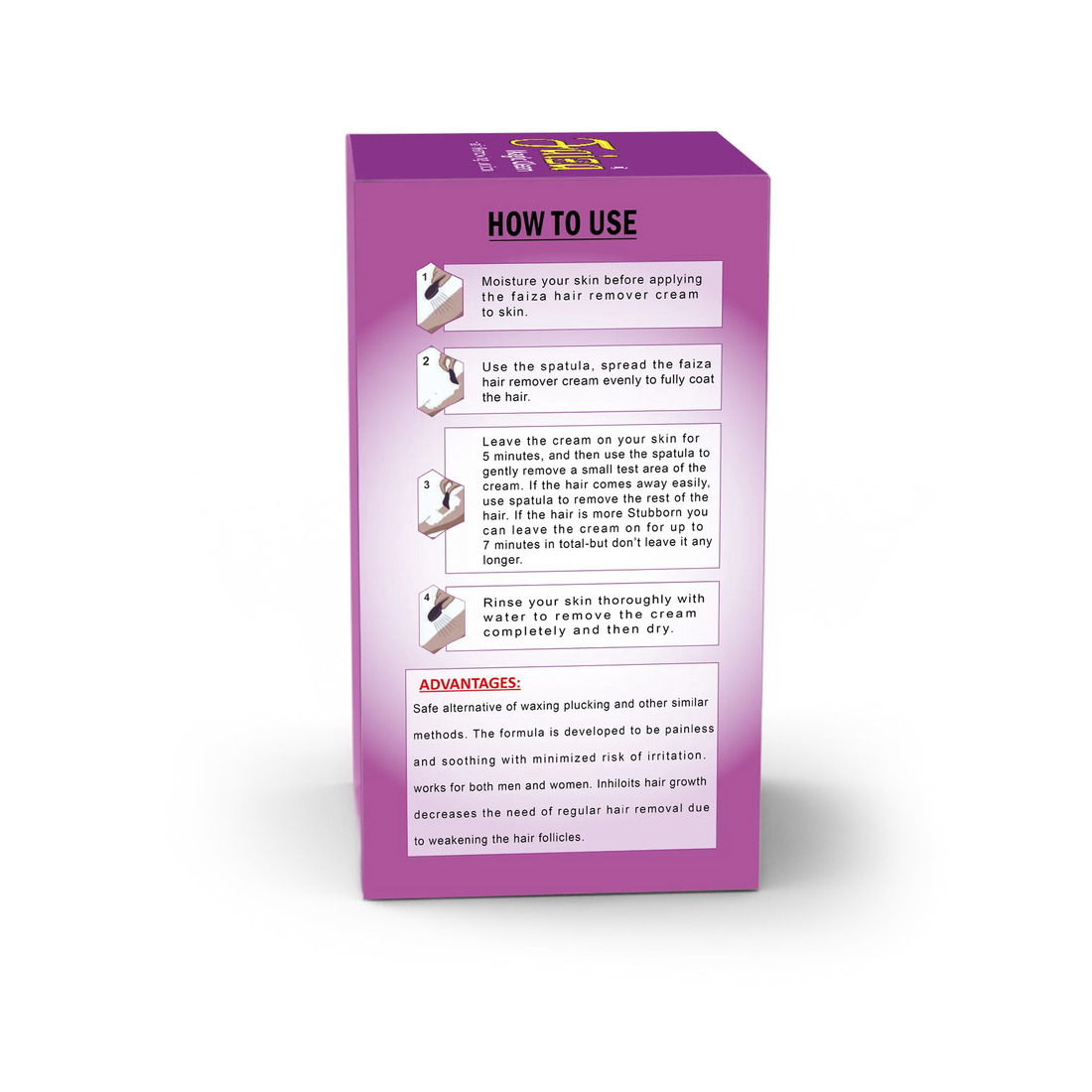 Faiza Hair Removal Cream – Rose Extract Jar