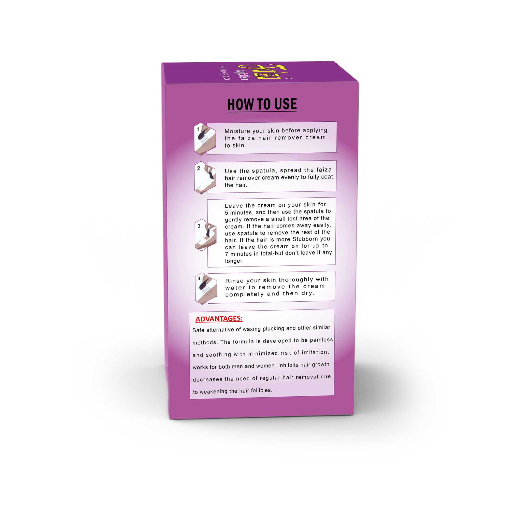 Faiza Hair Removal Cream – Rose Extract Jar