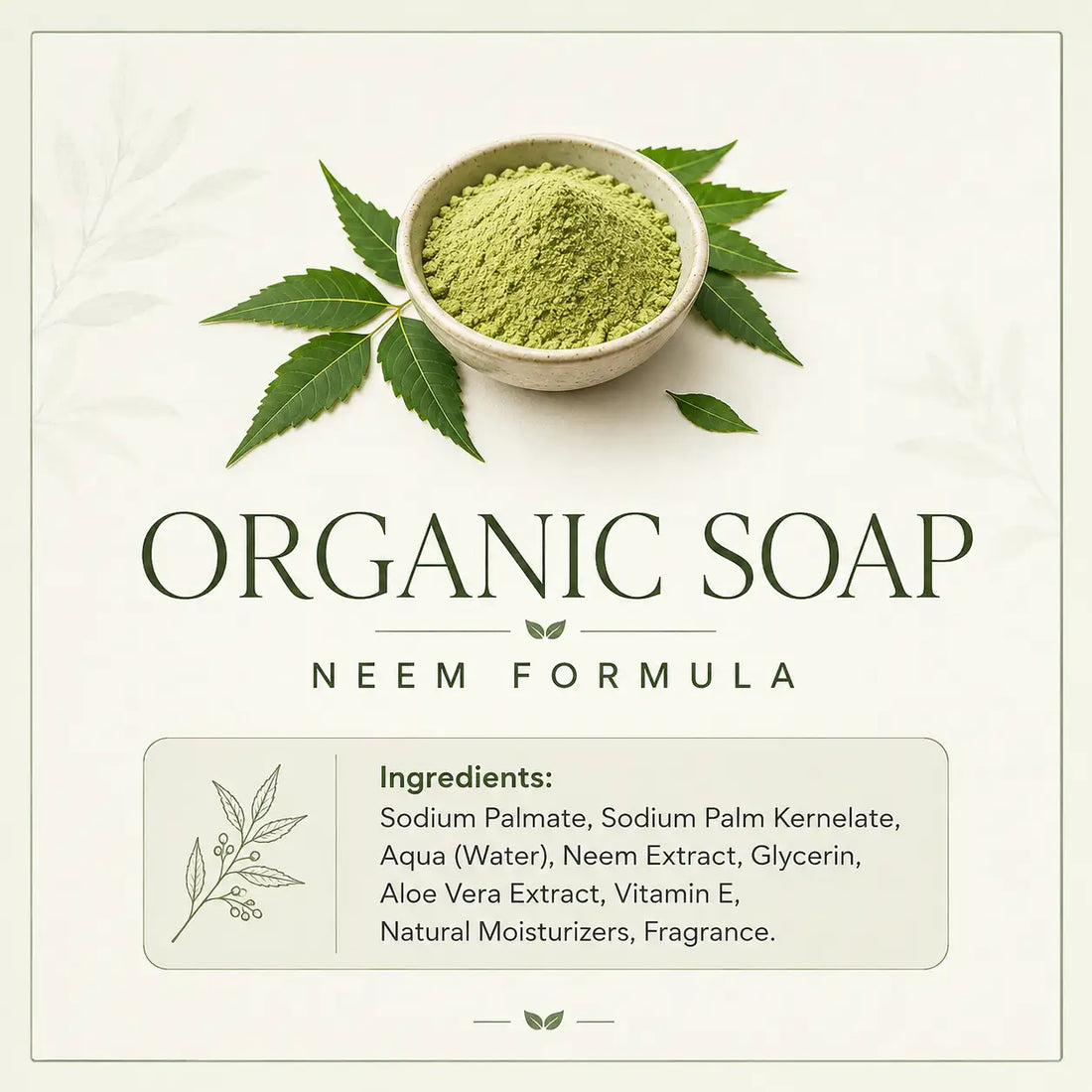 Faiza natural neem herbal soap box for all skin types
