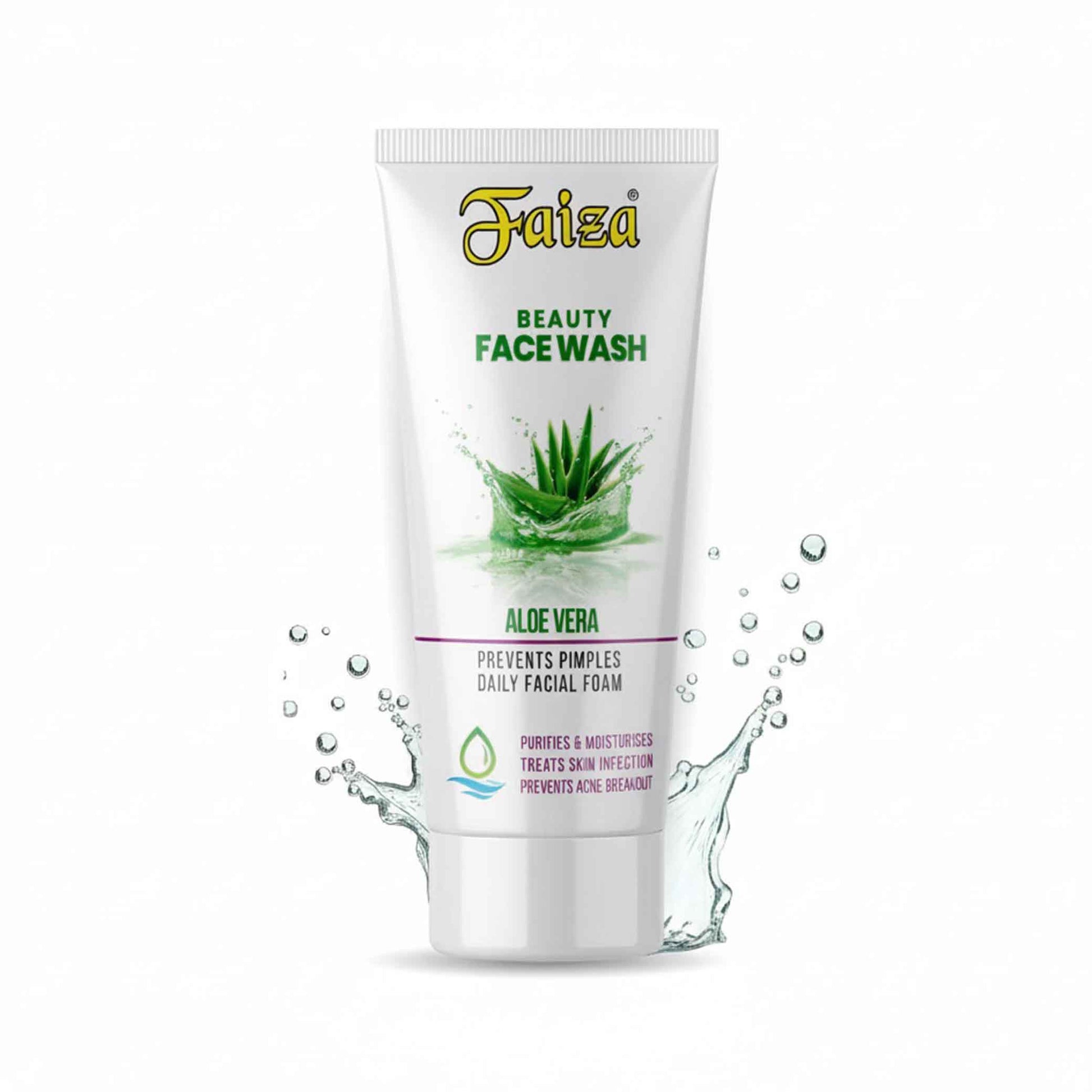 Aloe Vera Face Wash (100ml) - Faiza Beauty Cream