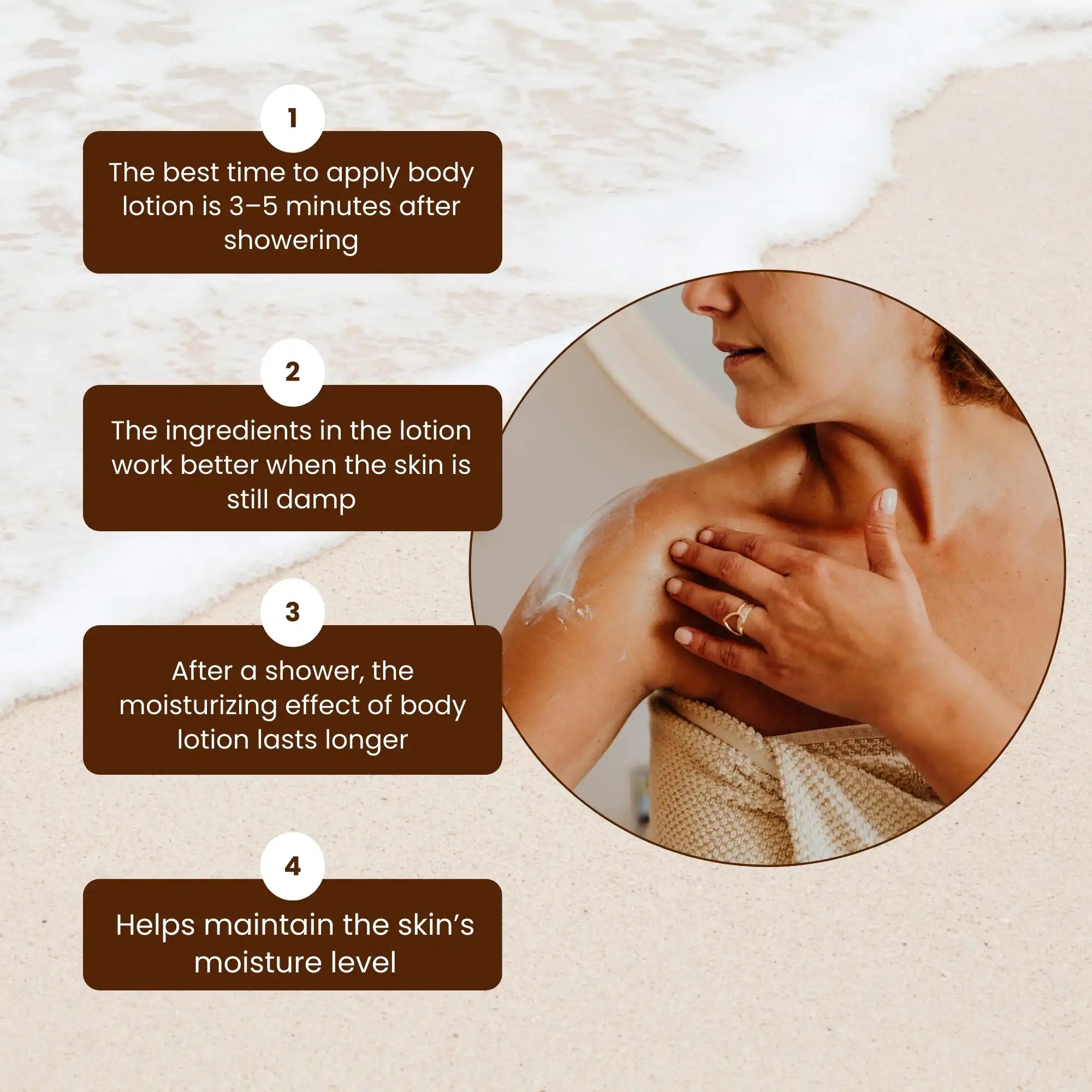 Faiza Cosmetics Body Lotion, post-shower routine, maximize moisture retention, long-lasting hydration, skincare tips, best time to apply moisturizer