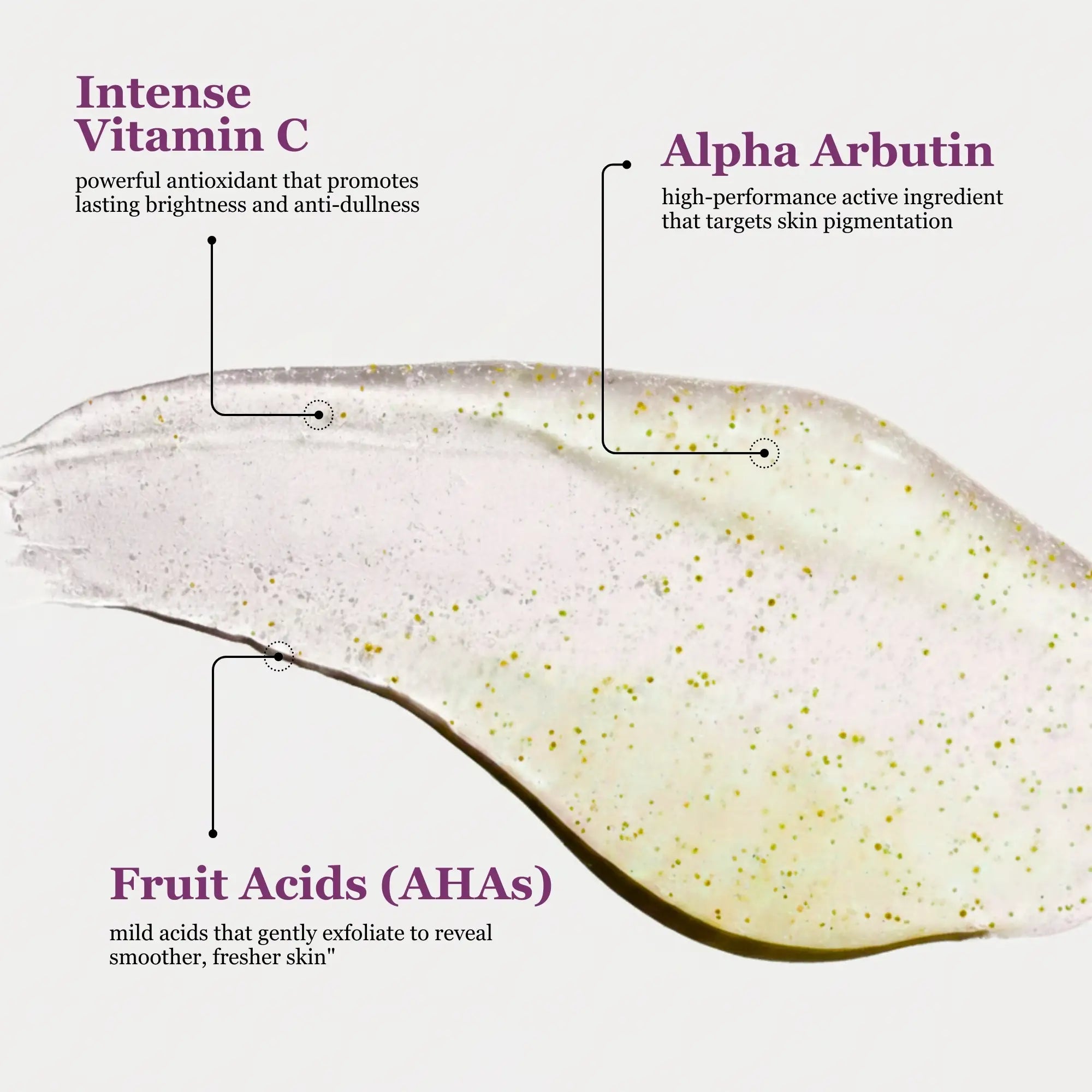 Faiza Cosmetics 3X Brightening, Alpha Arbutin, Vitamin C, Vitamin B3, intense lasting whitening, Fruit Acids AHAs, gentle texture renewal, hyperpigmentation solution