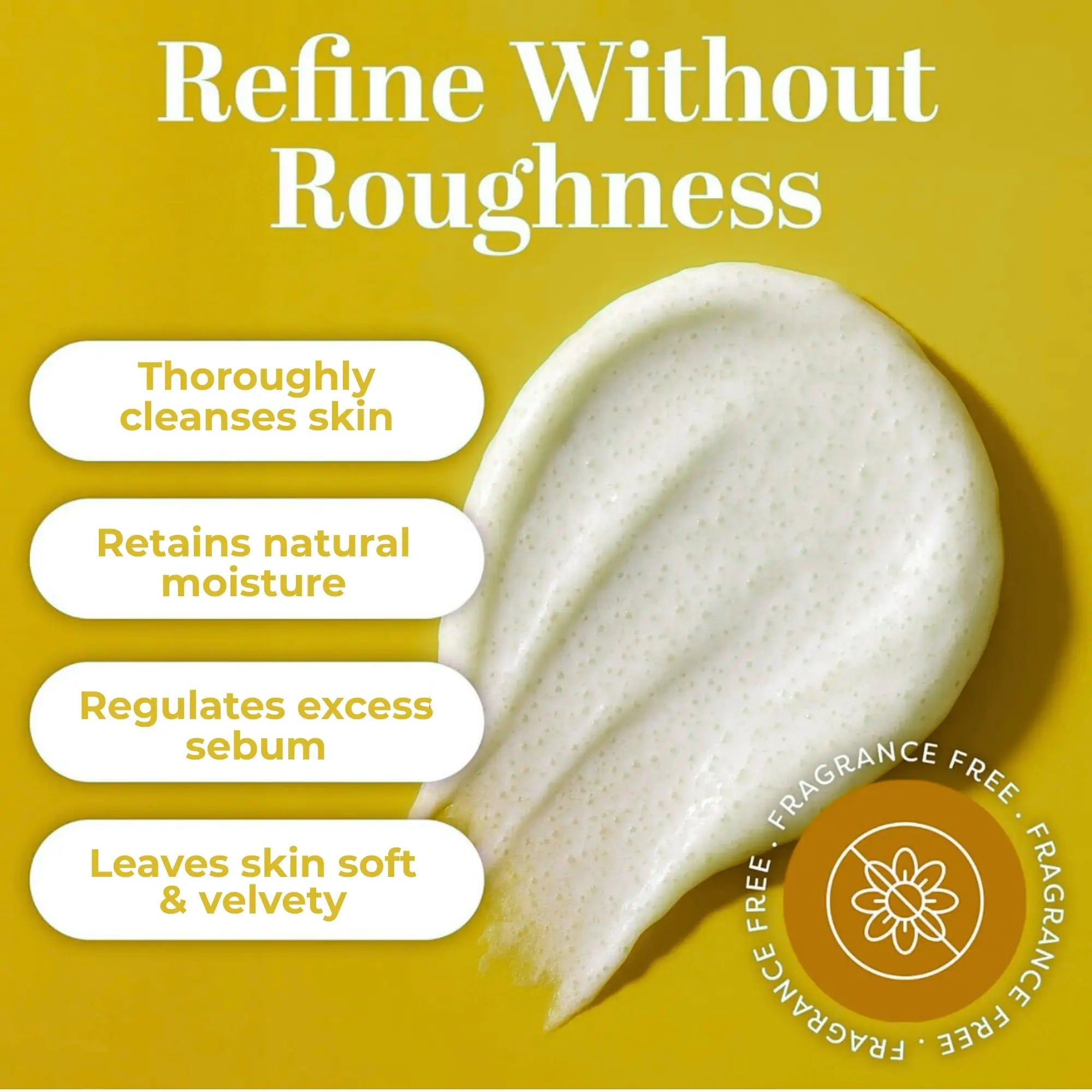 Faiza Cosmetics Cleanser, Refine Without Roughness, Fragrance Free, regulates excess sebum, retains natural moisture, soft velvety skin, thorough cleanse