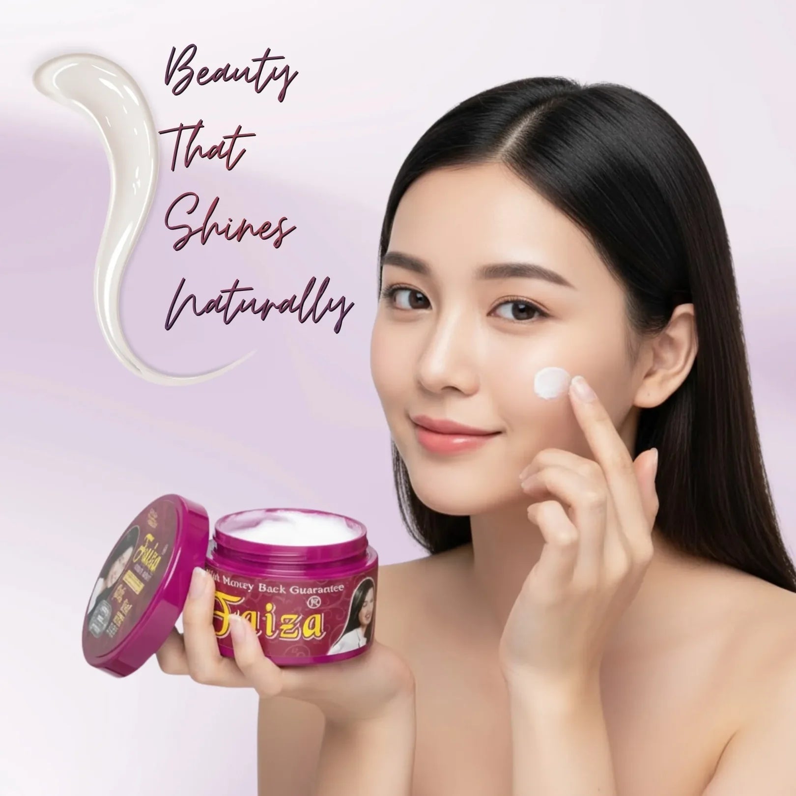 Faiza Cosmetics Beauty Cream, Beauty that Shines Naturally, Omega 3, dark spot corrector, HD glow, trending skin cream, Money Back Guarantee