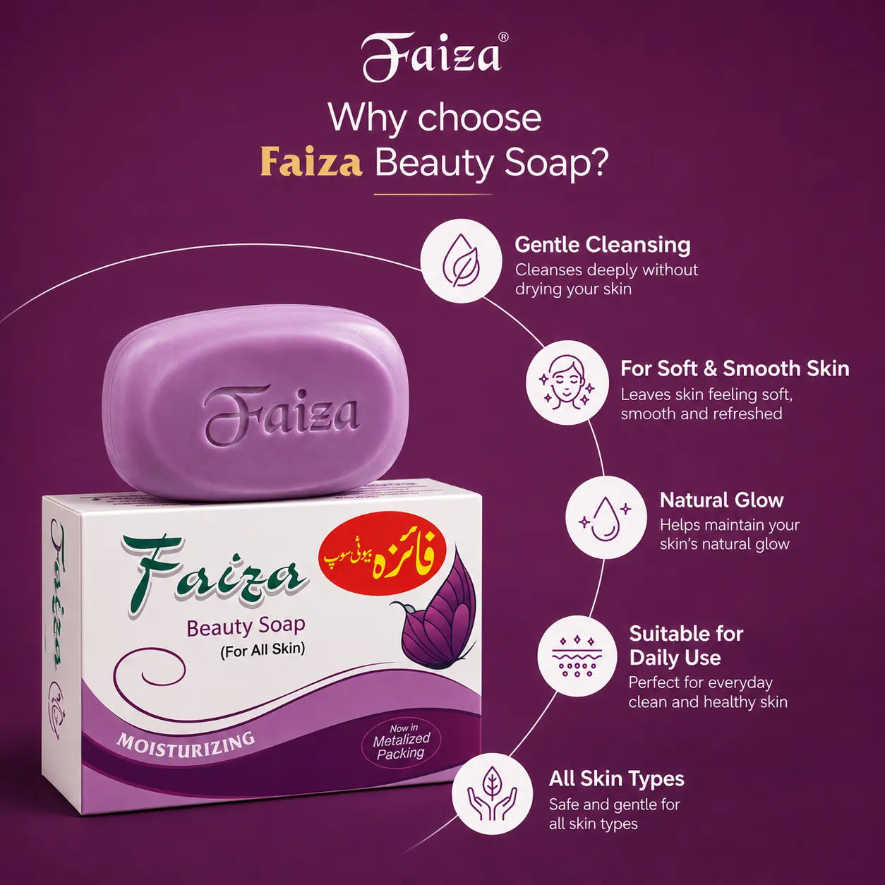 Faiza Beauty Soap - 100g