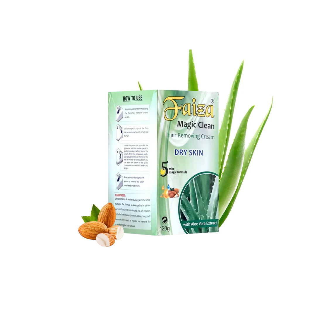 Faiza Hair Removal Cream – Aloe Vera Jar Pack - Faiza Beauty Cream