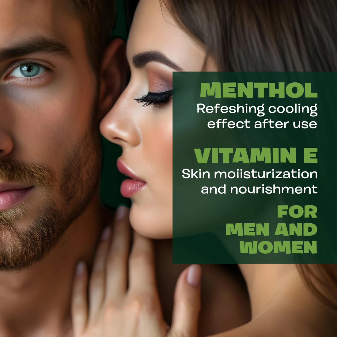 Faiza Face Wash Menthol Ice with 100% Herbal Actives and Cooling Effect for all skin types, surrounded by mint leaves.