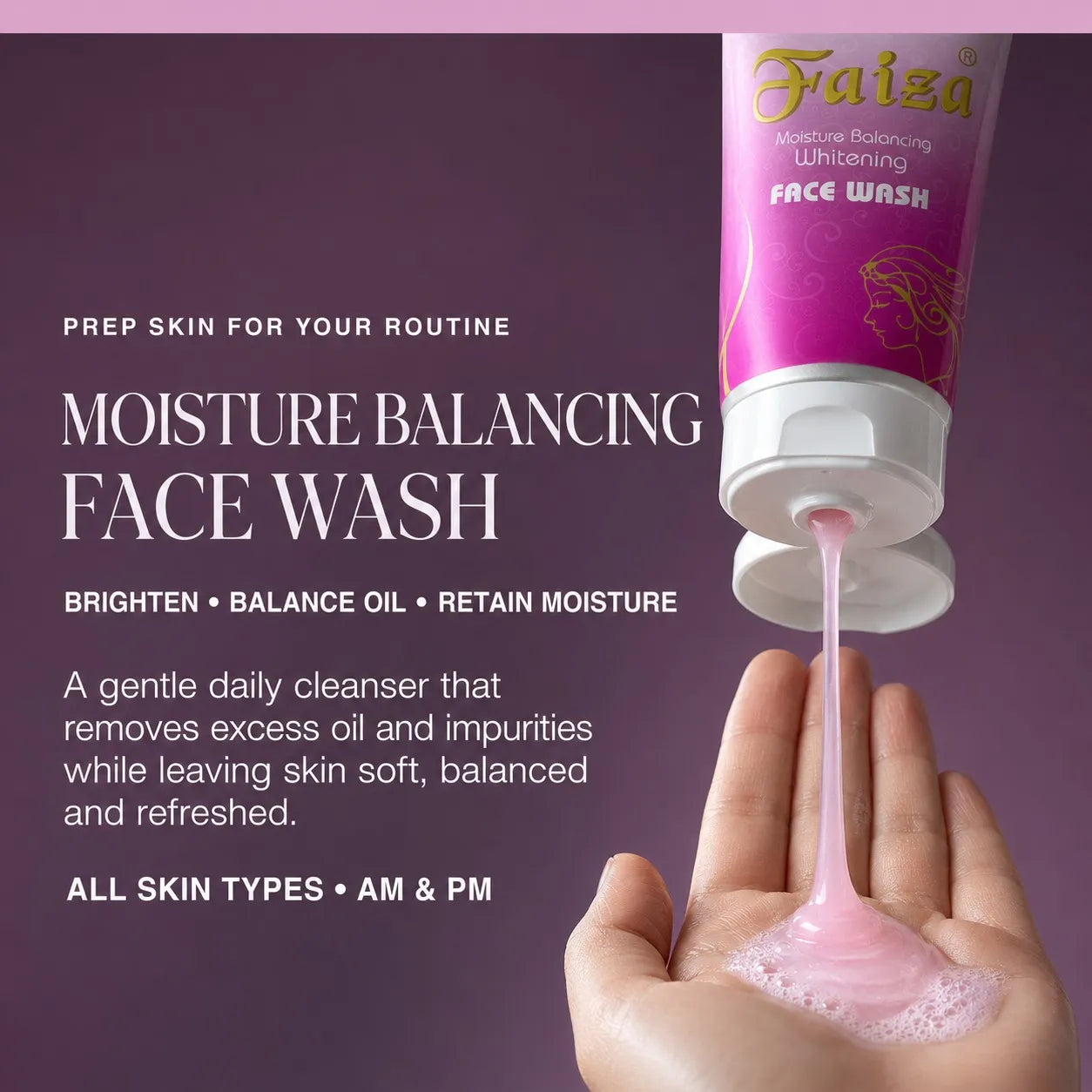 Moisture Balancing Brightening Face Wash – 60ml
