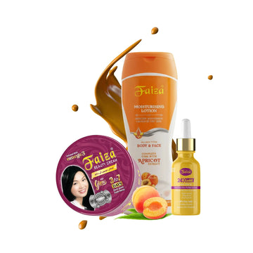 Faiza Cosmetics Moisturizing Lotion, 24K Gold Serum, Beauty Cream Omega 3, dark spot remover, anti-aging serum, best skincare bundle