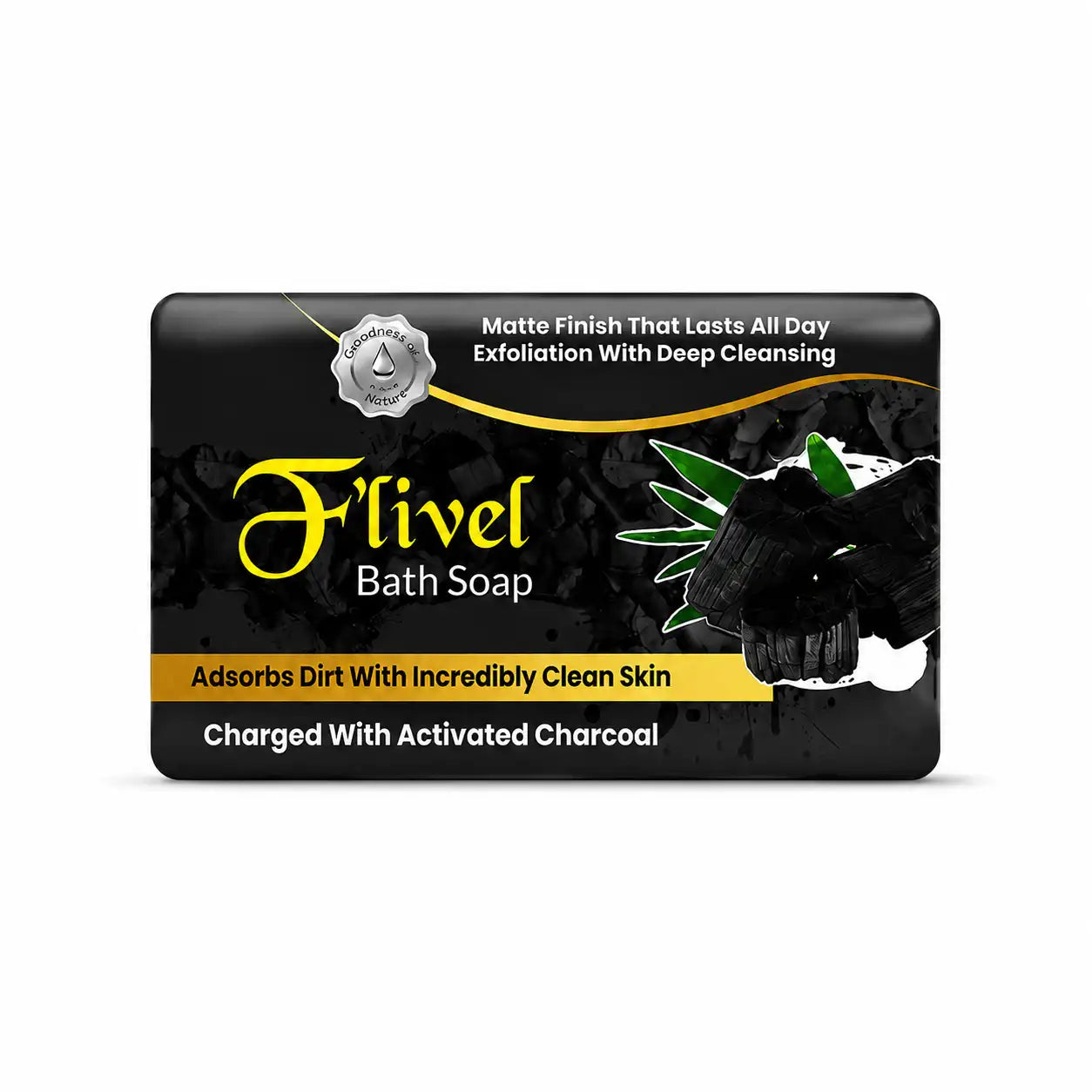 F'LIVEL Bath Soap – Charcoal