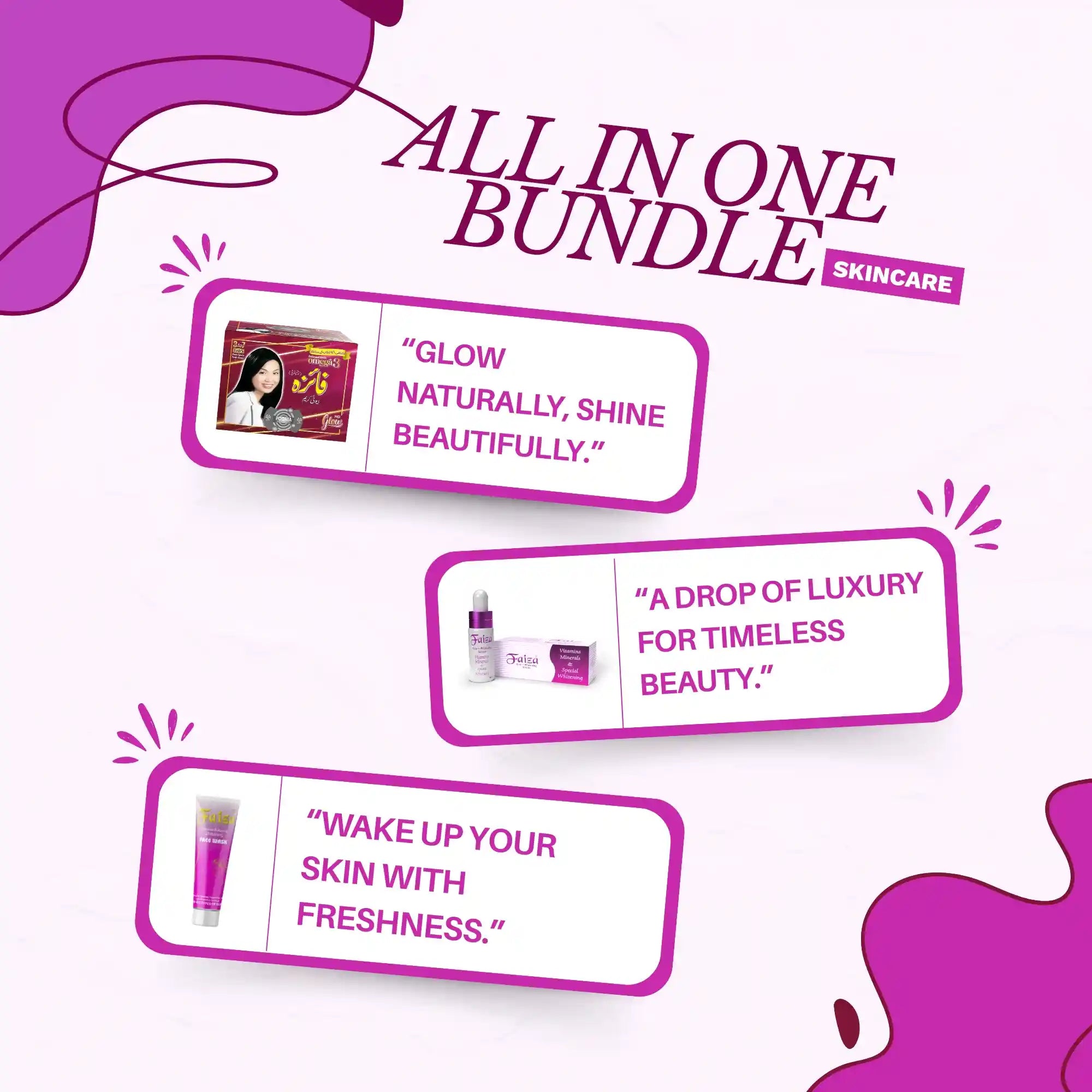 Glow & Care Pack - Faiza Beauty Cream