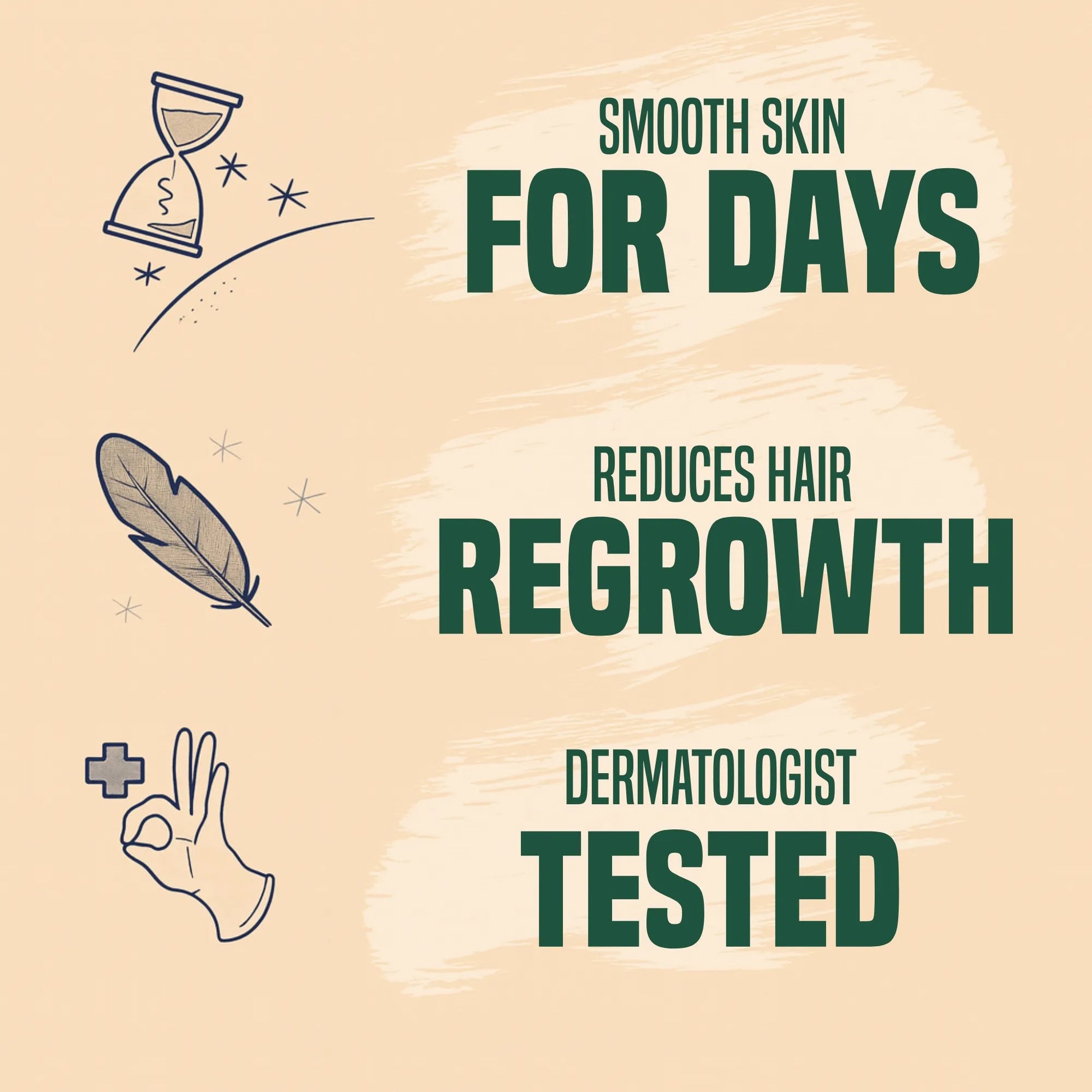 Faiza Cosmetics Hair Removal Cream, Smooth Skin For Days, reduces hair regrowth, Dermatologist Tested, long-lasting results, gentle formula